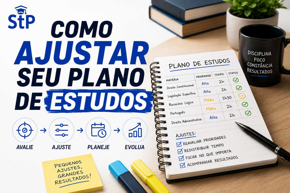 Como ajustar seu plano de estudos