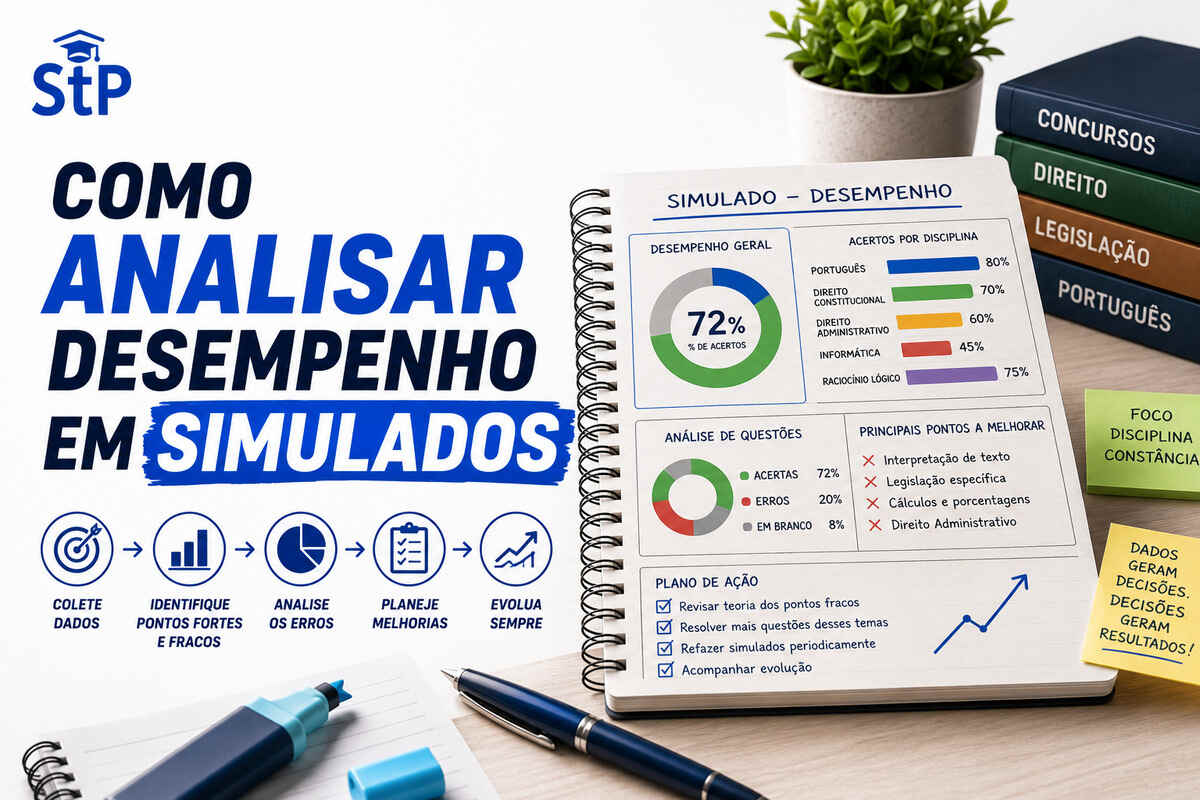 Como analisar desempenho em simulados