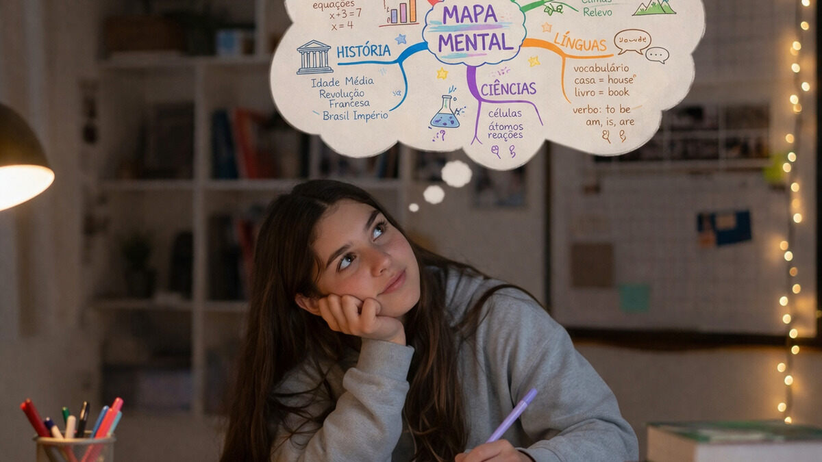 Como estudar com mapas mentais