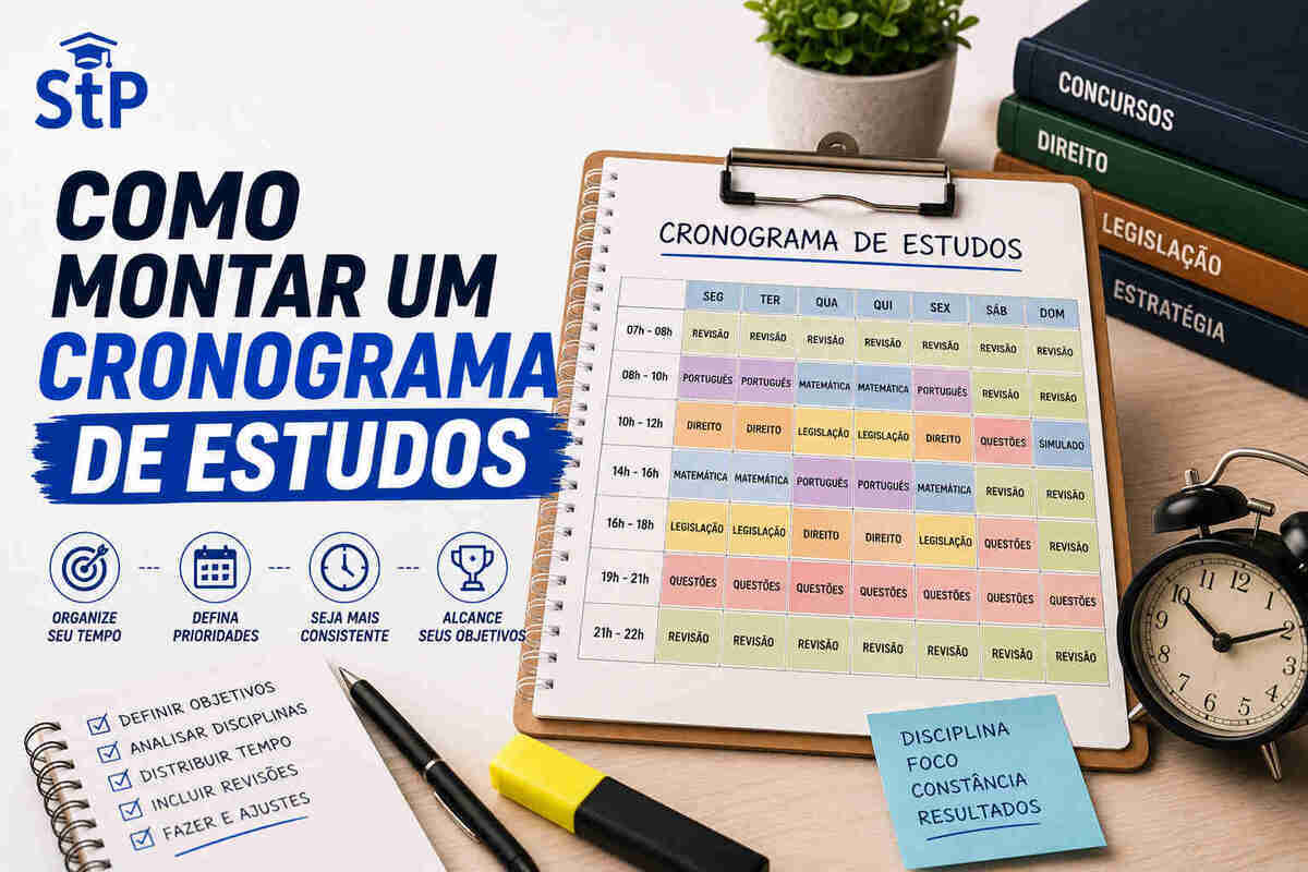 Como montar um cronograma de estudos