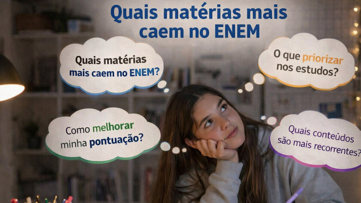 Quais matérias mais caem no ENEM
